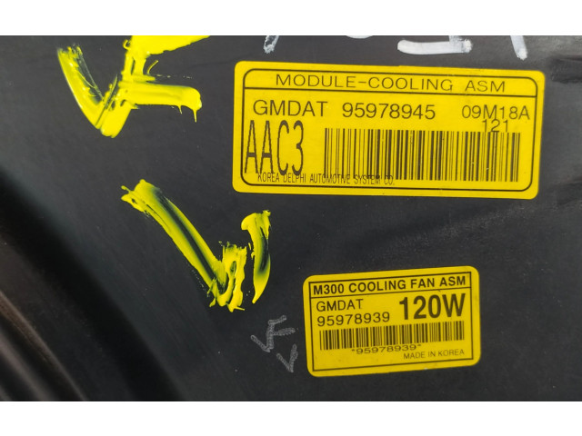 Вентилятор радиатора     95978945    Chevrolet Spark 