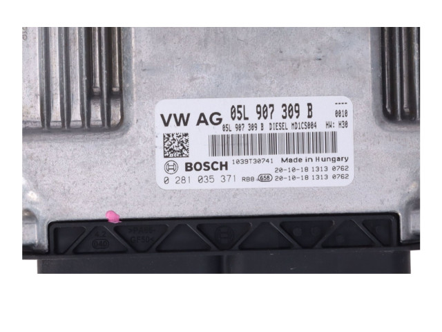 Řídící jednotka 05L907309B Volkswagen Tiguan 2021
