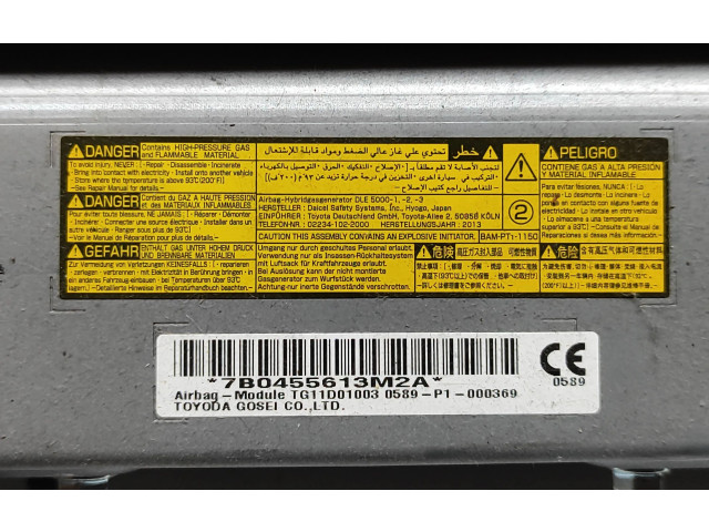 Подушка безопасности для колен 7B0455613M2A Lexus IS III XE30