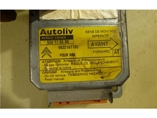 Блок подушек безопасности 550776300, 9632167780 Citroen Xsara Picasso