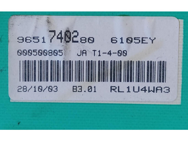 Přístrojová deska Citroen Berlingo 9651740280