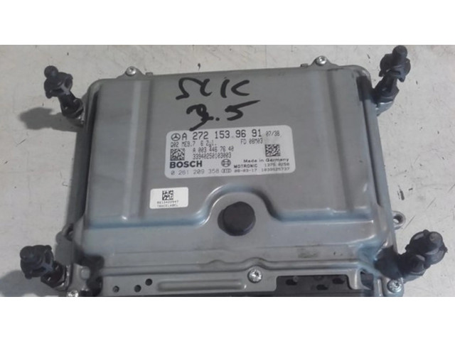 Блок управления двигателя A2721539691, 0261209358   Mercedes-Benz SLK R171