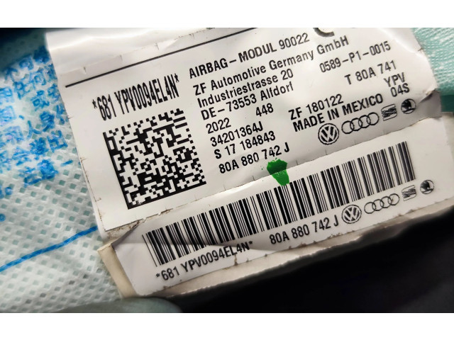 Боковая подушка безопасности 80A880742J, 34201364J   Audi Q5 SQ5