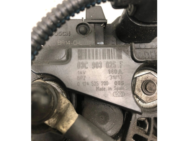 Генератор 03C903025F Skoda Fabia Mk2 (5J) для двигателя CBZ