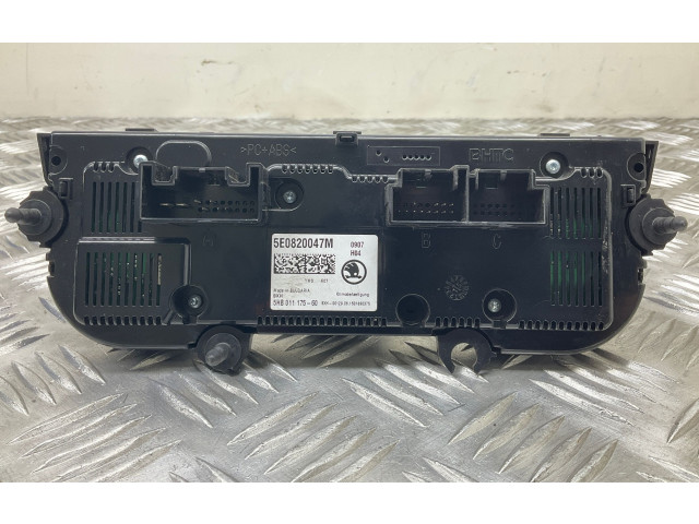 Блок управления климат-контролем 5E0820047M, 5E0863152 Skoda Octavia Mk3 (5E)