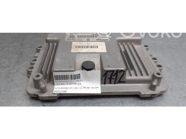 Блок управления двигателем Блок управления 55207096   Alfa Romeo GT