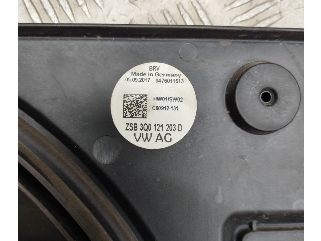 Диффузор 3Q0121203D Audi RS3 2018