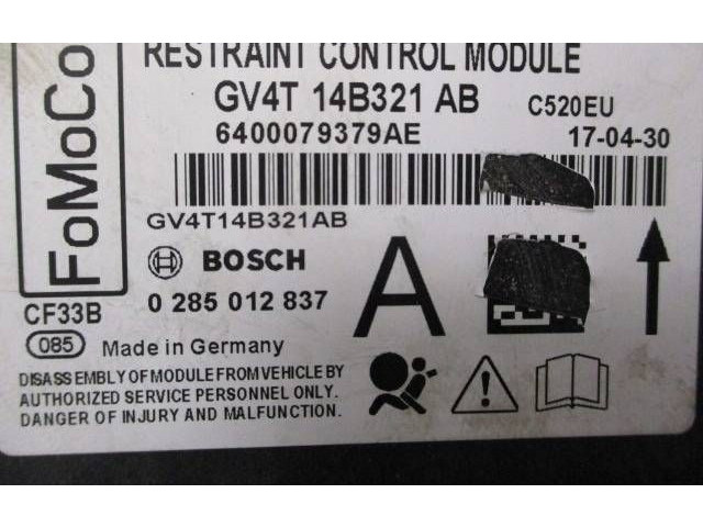 Блок подушек безопасности GV4T-14B321-AB   Ford Kuga II