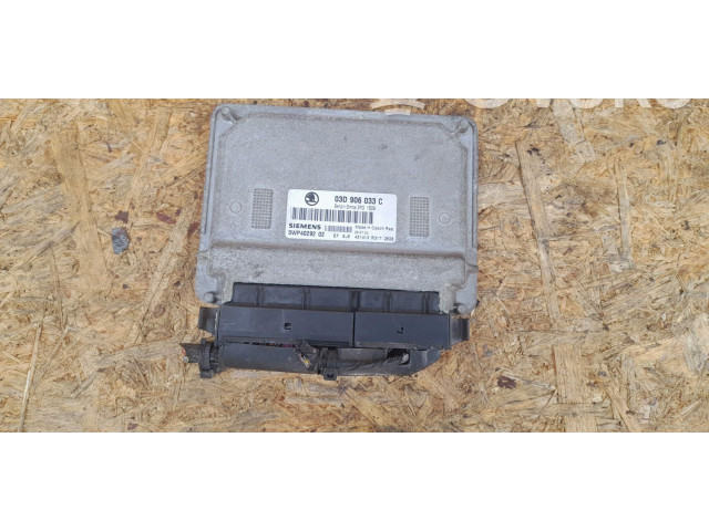 Блок управления 03D906033C   Skoda Fabia Mk1 (6Y)