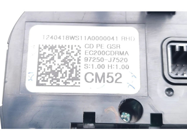 Блок управления климат-контролем 97250-J7520, 97250J7520   KIA Xceed