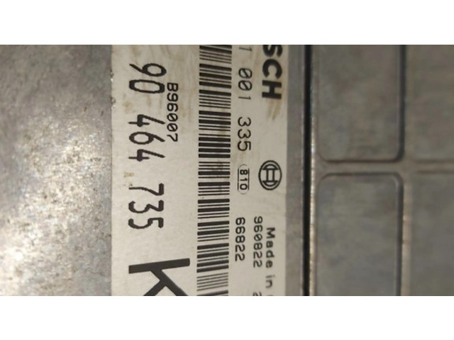 Блок управления двигателя 90464735, 28SA3099 Opel Vectra B