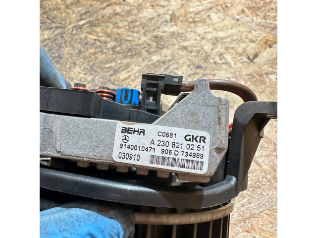 Вентилятор печки    A2308210251, 9140010471   Mercedes-Benz E W211