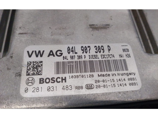 Řídící jednotka 04L907309P, 0281031483 Volkswagen Tiguan 2020