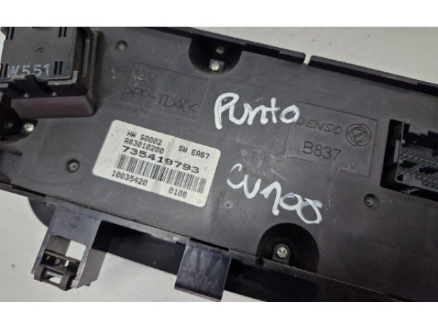 Блок управления климат-контролем 735419793 Fiat Grande Punto