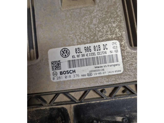 Řídící jednotka 03L906018DC, 03L907309AE Volkswagen Caddy 2013
