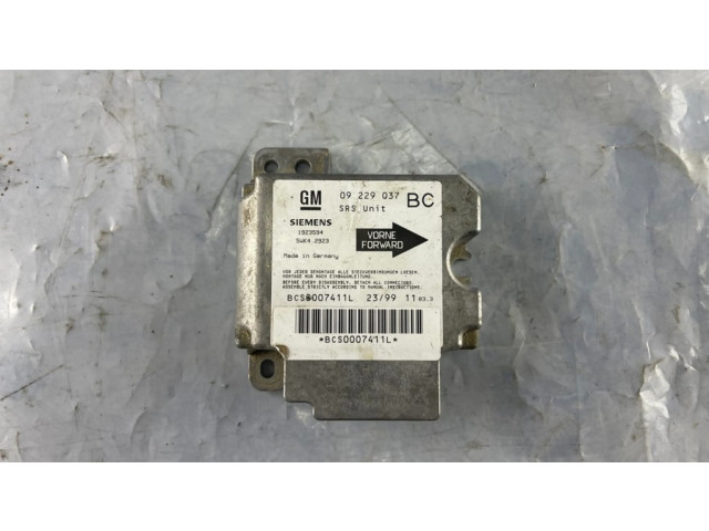 Блок подушек безопасности 09229037, 1923594   Opel Corsa D