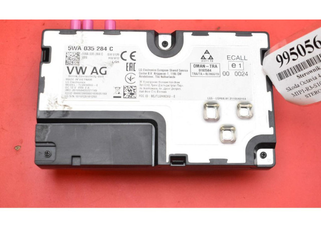 Блок управления двигателем ECU 5WA035284C, 5WA035284C   Skoda Octavia 985