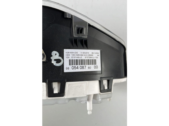 Панель приборов 980540878000, 980540878000   Peugeot 2008 I       