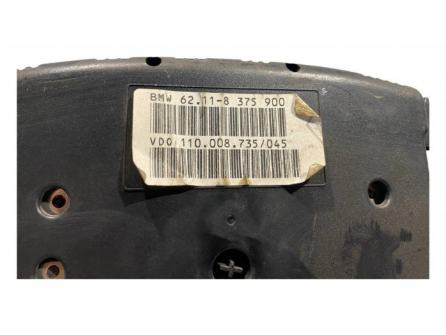 Přístrojová deska BMW 5 E39 2001 8375900, 62118375900