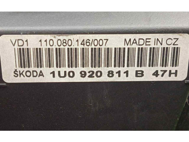 Панель приборов 2.CONECTORES, VDO Skoda Octavia Mk1 (1U)