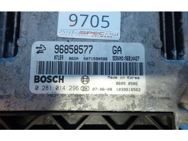 Řídící jednotka 96858577, 0281014296 Chevrolet Captiva 2008