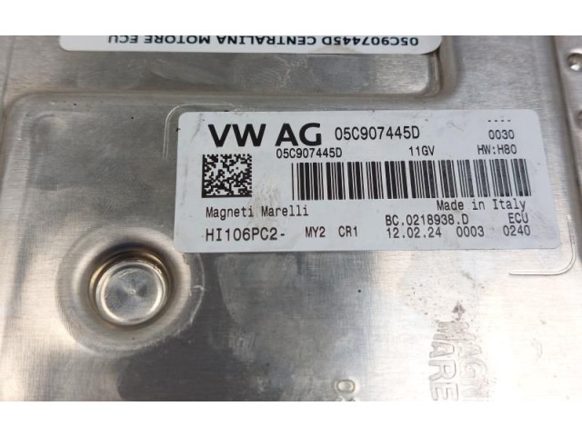 Блок управления двигателя 05C907445D, 05C907445D   Skoda Fabia Mk4 (6VA)