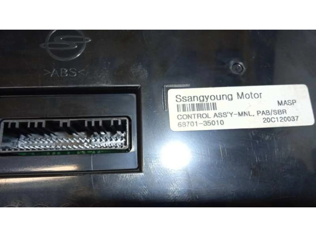 Блок управления климат-контролем 6870135010   SsangYong Tivoli