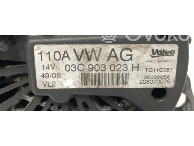 Генератор 03C903023H Volkswagen Jetta V