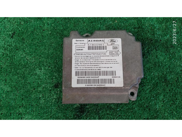 Блок подушек безопасности 51800461, CENTRALITAAIRBAG   Ford Ka