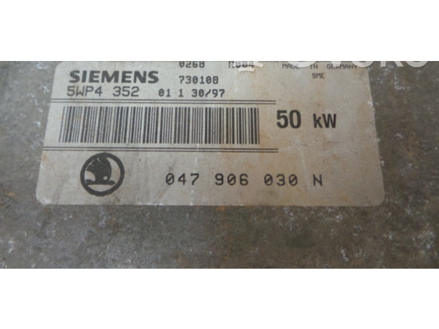 Řídící jednotka 047   Skoda Felicia I 