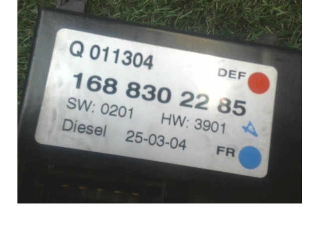 Блок управления климат-контролем 1688302285, 1688302285 Mercedes-Benz A W168