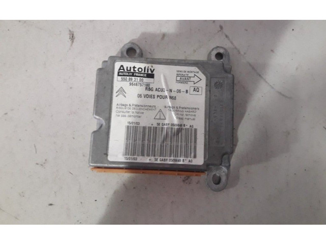 Блок подушек безопасности 550893100, 9646757180 Citroen Xsara Picasso