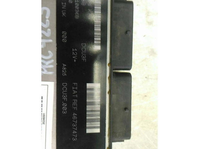 Řídící jednotka 46737473 Fiat Doblo 2001