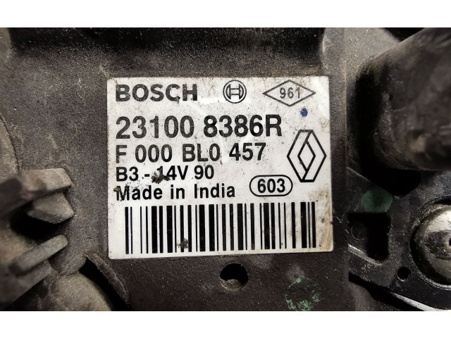 Генератор 231008386R, F000BL0457 Dacia Sandero