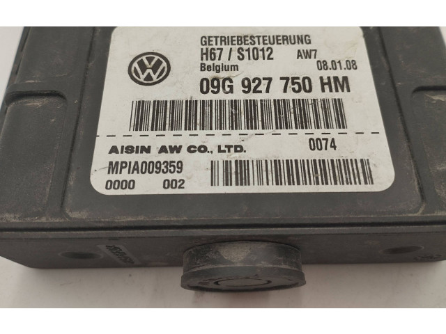 Блок управления коробкой передач 09G927750HM, H67S1012 Skoda Fabia Mk2 (5J)