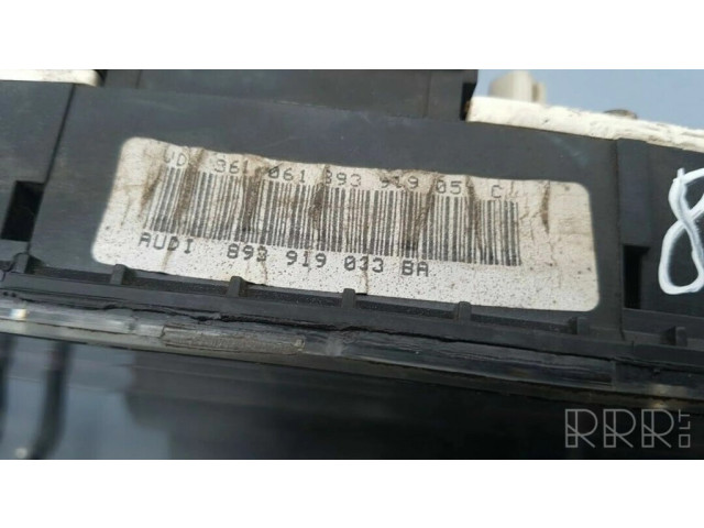 Панель приборов 893919033BA Audi 80 90 S2 B4
