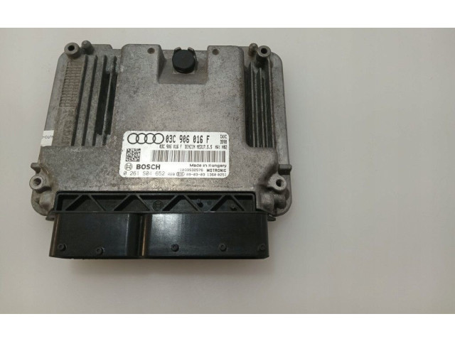 Блок управления двигателя 03C906016F, 0261S04652 Audi A3 S3 8P