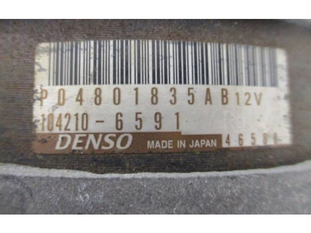 Генератор P04801835AB, 104210-6591 Jeep Grand Cherokee 3.0