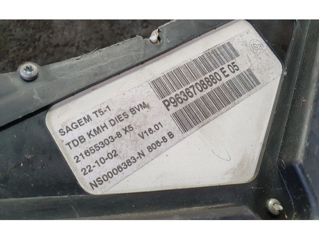 Спидометр (приборный щиток) P9636708880E, P9636708880E05 Peugeot 307 2002