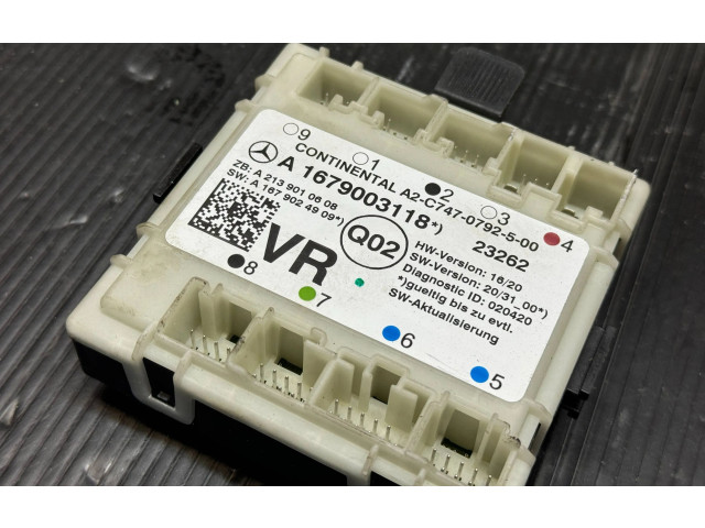 Блок управления A1679003118, A2139010608 Mercedes-Benz GLE W167