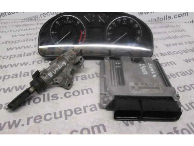 Блок управления двигателем Блок управления 0281014104   Skoda Superb B5 (3U)