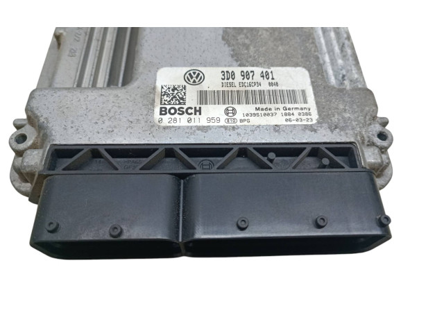 Блок управления двигателя 3D0907401, 1039S10037   Volkswagen Phaeton