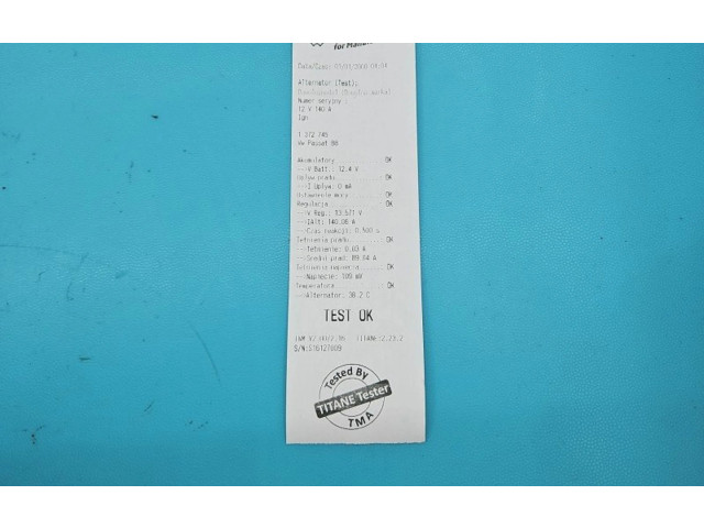 Генератор 03L903023L, IMPRK1372745   Volkswagen PASSAT B8      