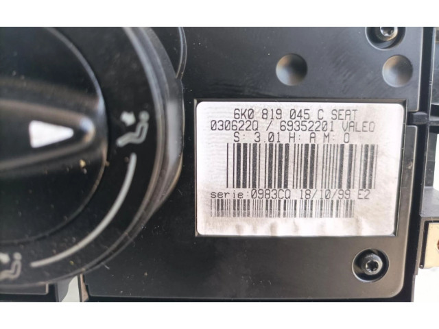 Блок управления климат-контролем 6K0819045C   Seat Ibiza II (6k)