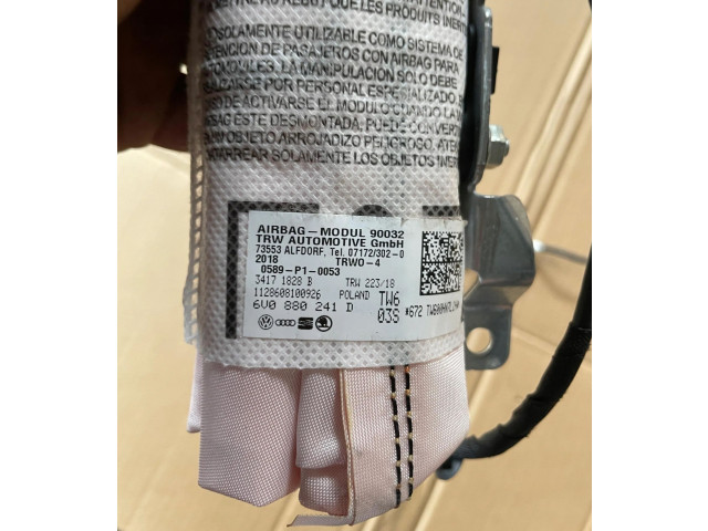 Подушка безопасности водителя 6V0880241D   Skoda Fabia Mk3 (NJ)