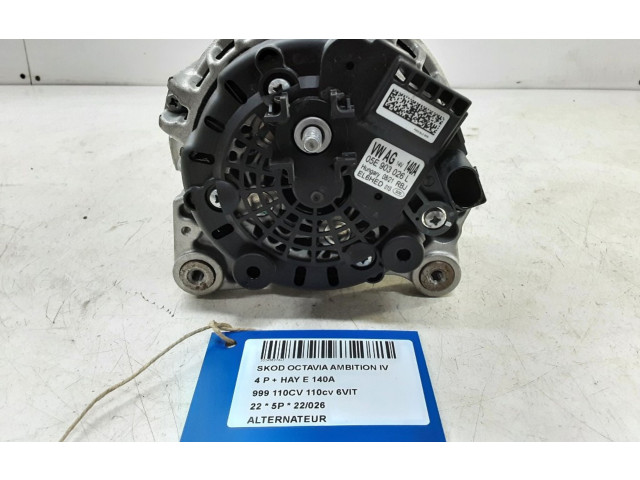 Генератор 05E903026L, 05E903026L   Skoda Octavia Mk4      