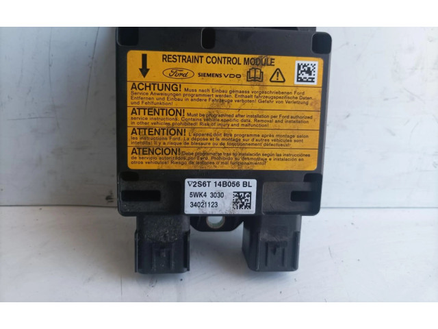 Блок подушек безопасности 2S6T14B056BL, CENTRALITAAIRBAG Ford Fusion