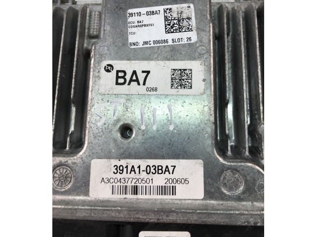 Блок управления двигателем Блок управления 391A103BA7   KIA Xceed