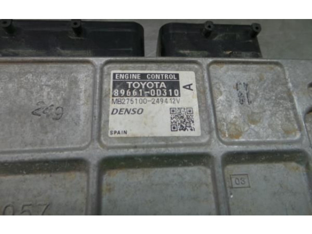 Блок управления двигателя 896610D310, MB2751002494   Toyota Yaris