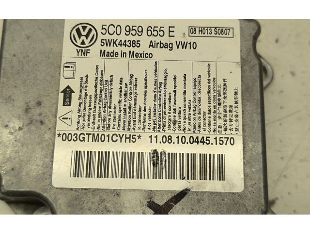 Блок подушек безопасности 5C0959655E, 5WK44385   Volkswagen Jetta VI
